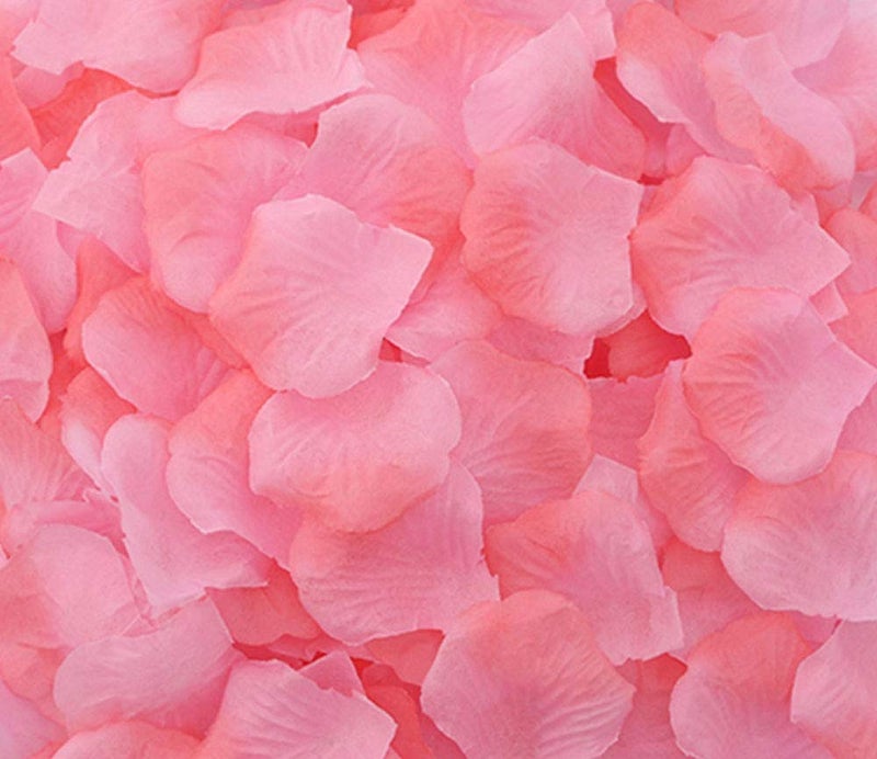 ocharzy 1000pcs Rose Petals Artificial Silk Flower Rose Petals for Wedding Decorations, Romantic Night, Valentine's Day, Parties, Events - Image 1
